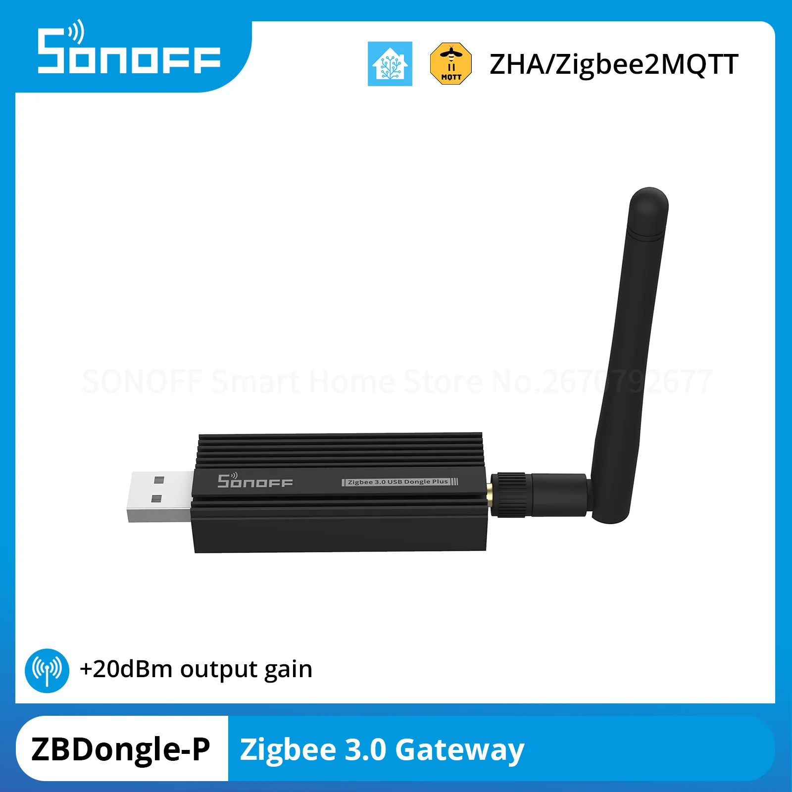 SONOFF ZBDongle-P ׺ 3.0 USB  ÷ ׺ Ʈ  Ȩ ýƮ, ZHA Zigbee2MQTT Sonoff Zigbee ø